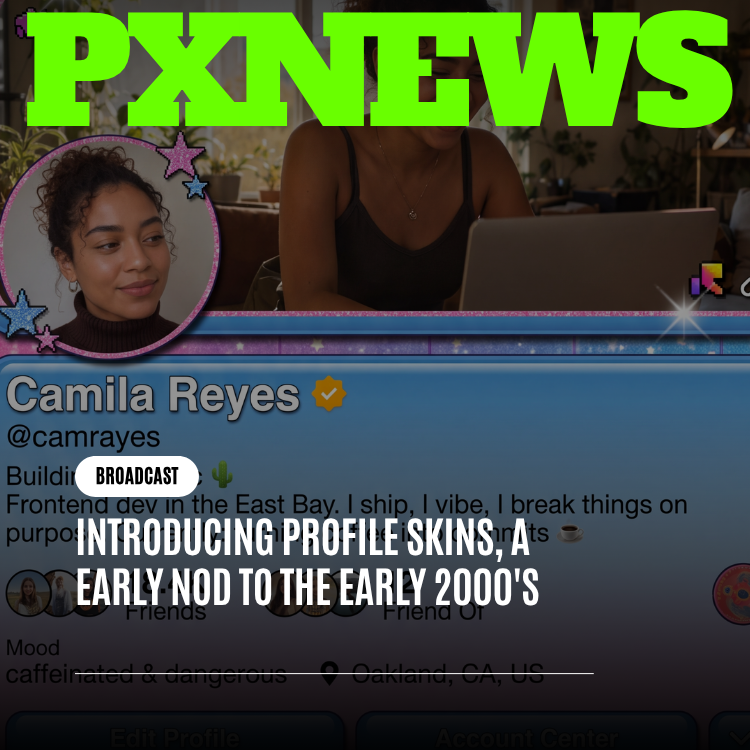 Introducing Profile Skins: An Early Nod to the Early 2000s