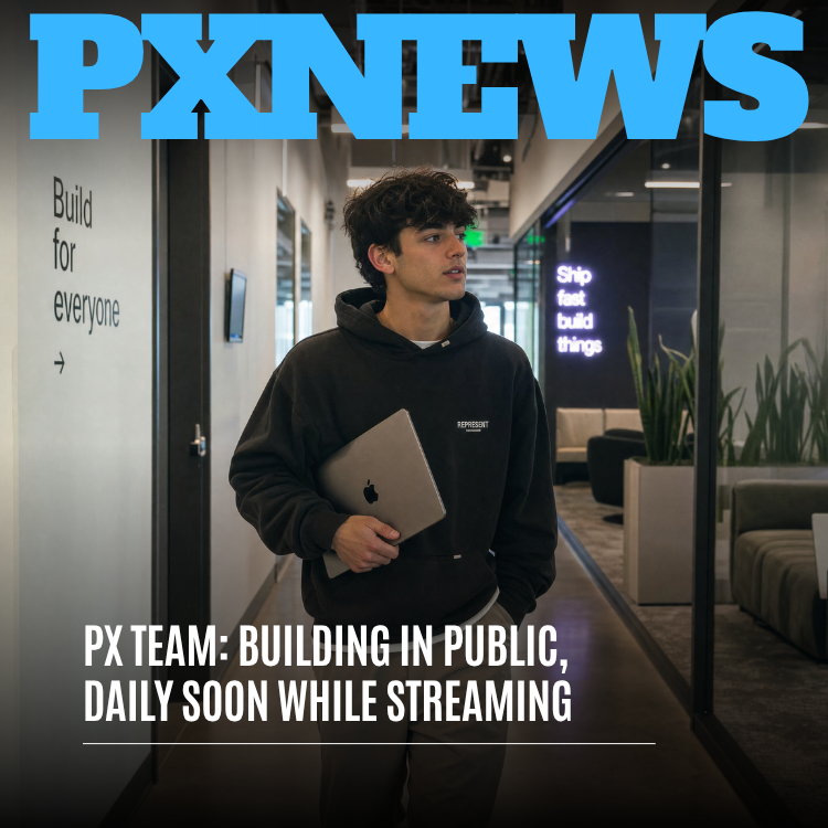PX Team: Building in Public, Daily Streams Coming Soon